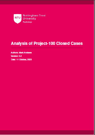 MAndrews Project 100 final report 