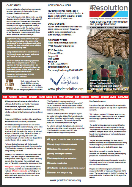 PTSD Resolution 2016 Brochure